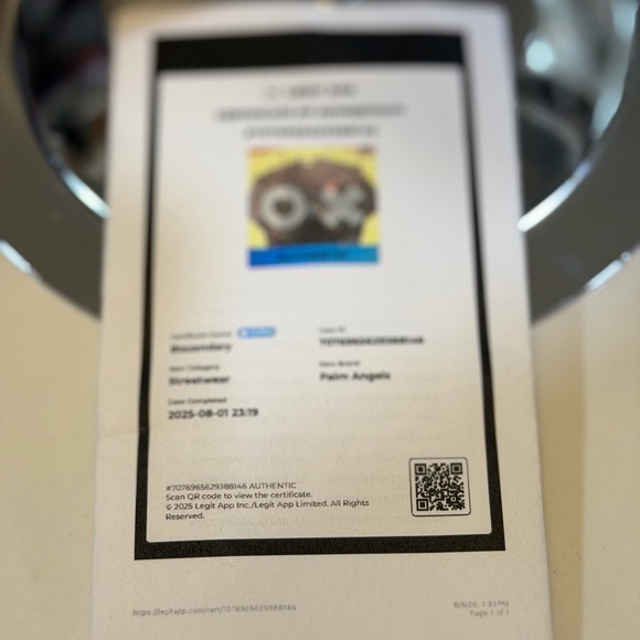 Palm Angels Kids Crew sweater - size 8 New - Picture 4 of 4